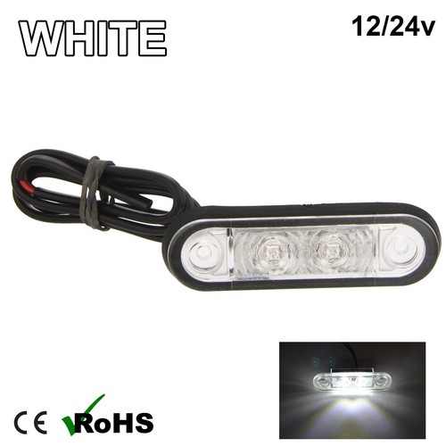 White hella style led - white,