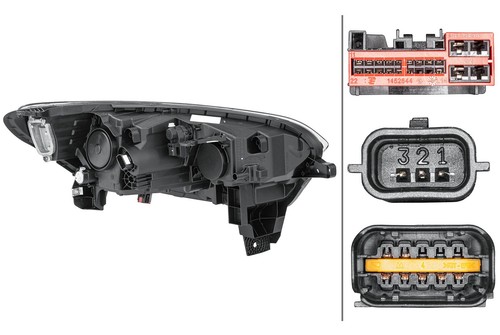 Hella led headlight left - -,