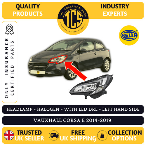 Headlight headlamp halogen - halogen, +