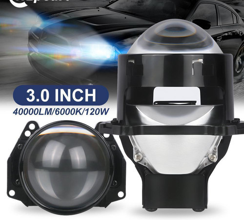 2pcs inch led projector - 2pcs, bi-led