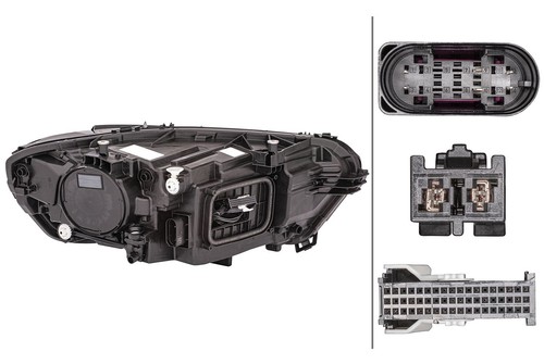 Hella led headlight left - hella, led-headlight